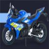 Collection 1/12 Motorcycle Model Diecasts Portable Racing Finger Motobike Simulation Collection Toys for Suzuki GSX-250R(Blue) view 2