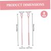 2pcs Silicone Straw Brush Cleaner Set with Long Flexible Handle for Cups, Baby Bottles, Water Tumblers - Reusable Cleaning Brush for Narrow & Wide Straws (Gray, 6+9 Combo Pack).. view 4