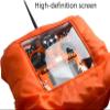 RC Transmitter Glove Cover, Windproof Warm Foldable for Drone FPV Remote Control (Orange) view 2
