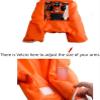 RC Transmitter Glove Cover, Windproof Warm Foldable for Drone FPV Remote Control (Orange) view 4