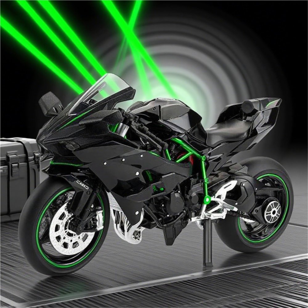 Collection 1:9 Motorcycle Model Diecasts Portable Racing Finger Motobike Simulation Collection Toys for H2R