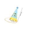 Abaodam 10pcs Birthday Cone Hats Lightweight Paper Party Headwear with Top for Boys Festivals and Anniversaries view 2