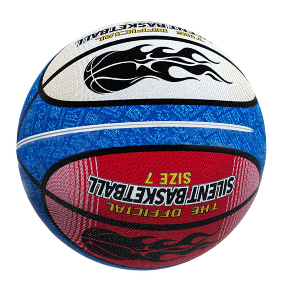 Silent Indoor Basketball Foam Bounce Ball, Noise Free Dribbling, Lightweight Training Set with Non-Slip Surfaces | Indoor Exercise Game for Family Gym Classroom Home Play Practice Fun Activities