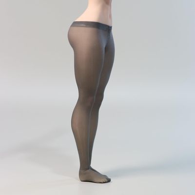 1/6 Scale Female Pantyhose Socks for 12-inches Action Figure Body, Semi-Transparent Pantyhose Tights Stockings, 1/6 Bottom Stocking Clothing Accessory (Ultra-Thin, Prone to snagging - Grey)