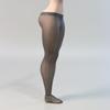 1/6 Scale Female Pantyhose Socks for 12-inches Action Figure Body, Semi-Transparent Pantyhose Tights Stockings, 1/6 Bottom Stocking Clothing Accessory (Ultra-Thin, Prone to snagging - Grey) view 1
