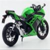 Collection 1:12 Motorcycle Model Diecasts Portable Racing Finger Motobike Simulation Collection Toys for for Ninja 250(Green) view 1