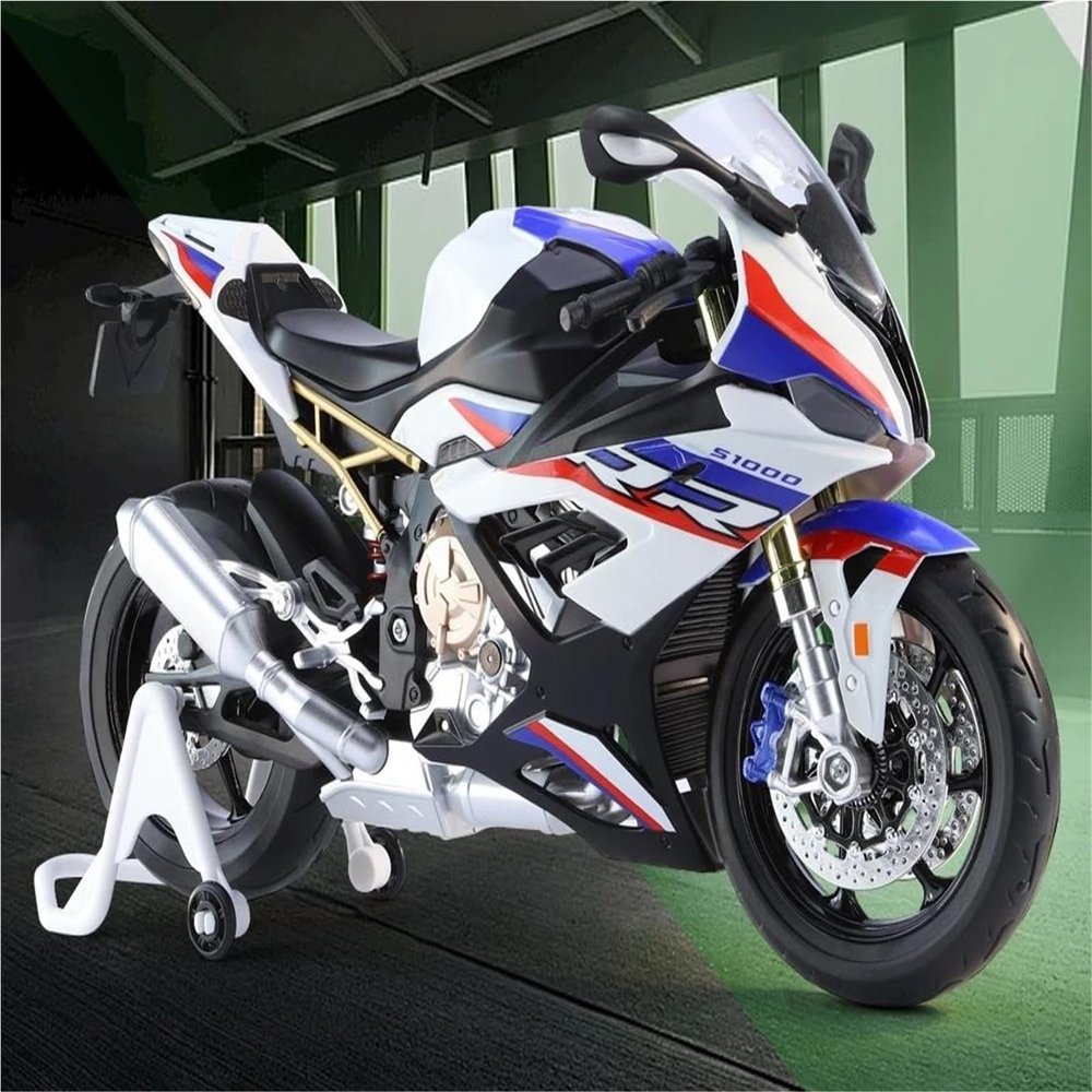 Collection 1/9 Motorcycle Model Diecasts Portable Racing Finger Motobike Simulation Collection Toys for BMW S1000RR