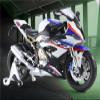 Collection 1/9 Motorcycle Model Diecasts Portable Racing Finger Motobike Simulation Collection Toys for BMW S1000RR view 1