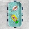 2.6m PVC Folding Pool (Not Inflatable) Bathes and Cools in Summer - PVC Blue - Strong and Great for Front and Rear Garden Yards - Outdoor Patio Beach Garden - Summer Refreshment view 1