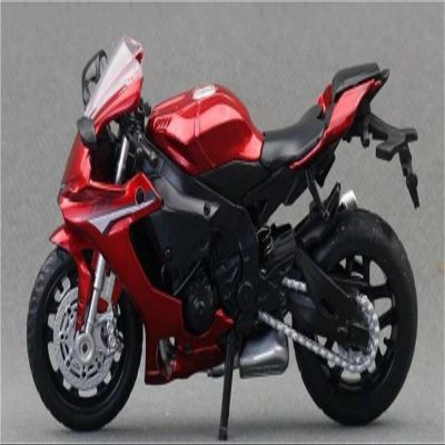 Collection 1/18 Motorcycle Model Diecasts Portable Racing Finger Motobike Simulation Collection Toys for Y-AMAHA YZF-R1(Red)