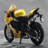 Collection 1/18 Motorcycle Model Diecasts Portable Racing Finger Motobike Simulation Collection Toys for Y-AMAHA YZF-R1(Yellow) view 1