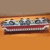 SS7C Alloy Steam Train Set with Electric Operation, Immersive Sound & Light Effects, and Long Circular Track for Educational Play and Collector Scenes view 4