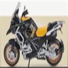 Collection 1:12 Motorcycle Model Diecasts Portable Racing Finger Motobike Simulation Collection Toys for BMW R1250 GS(Yellow) view 2