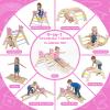 HONEY JOY Pikler Triangle Set, 9 in 1 Foldable Wooden Triangle Climber w/Arch, Ramp, Climbing Rope & Ladder, Baby Indoor Playground Jungle Gym, Montessori Climbing Toy for Toddlers (Purple) view 4