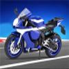 Collection 1/12 Motorcycle Model Diecasts Portable Racing Finger Motobike Simulation Collection Toys for Y-AMAHA R1M(Blue) view 1