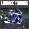 Collection 1/12 Motorcycle Model Diecasts Portable Racing Finger Motobike Simulation Collection Toys for Y-AMAHA R1M(Blue) view 3