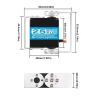 25kg.cm Two-axis RDS3225 Digital Servo Coreless Motor 180/270 Degrees Metal Gear Servos DIY Parts for RC Car/Robot Model Toys(25KG 270 Degree) view 4