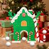 2026 New Gingerbread House Golf,Christmas Gingerbread Golf Game Set,Gingerbread Golf Game Set,Christmas Golf Gingerbread House Kit,Indoor Family Game (2, Red) view 2