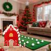 2026 New Gingerbread House Golf,Christmas Gingerbread Golf Game Set,Gingerbread Golf Game Set,Christmas Golf Gingerbread House Kit,Indoor Family Game (2, Red) view 4