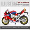 Collection 1/9 Motorcycle Model Diecasts Portable Racing Finger Motobike Simulation Collection Toys for H-ONDA CBR1000RR CBR 1000RR(Red) view 3