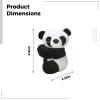 byepica 6 Set Panda Plush Clips, 3.5 X 2 in / 9 X 5 Cm, Cute Stuffed Animal Clip, Great for Note Clips, Curtain Holders & Gifts view 4
