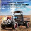 Goekhyrani RC Tractor 2.4G 4WD Full Proportional Remote Control Retro Tractor Construction Vehicle with Multi-Directional Control, Truck Gift for Adults - RTR view 2