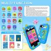 Kids Smart Touchscreen Camera Phone, Dinosaur Toy Phone Christmas Birthday Gifts for Boys Girls, 4.33" Touchscreen Learning Toy with Dual Camera Music Player, 8gb Kids Educational Device (A#) view 2