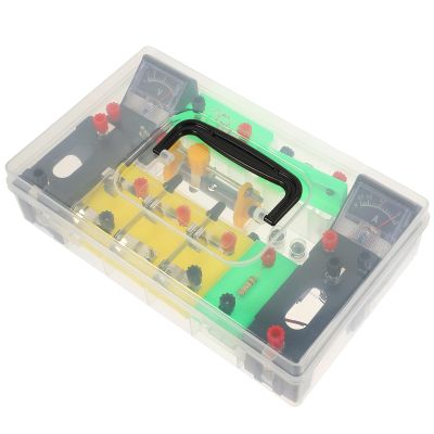 Abaodam Junior High School Electricity Experiment Kit Physical Science Lab Tool with Accessories for Basic Electrics Learning Practical Physics Supplies for School and Home Random Color