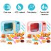 Microwave Toy  ABS 23x12x15.2cm | Pretend Play Electric Oven Kids Cookware Pot | Interactive LED Sound Kitchen Playset for Imaginative Role Play Home School and Early Learning Use view 4