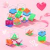24 Pcs Valentines Day Gift Party Favors Mini Maze Puzzle Cubes Set Cards Handheld 3D Brain Teaser Balance Fidget Games School Exchanges Classroom Prizes Goodie Bags Stuffers for Kids Teens Adults view 4
