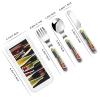 3-Piece Kids Silverware Set, Stainless Steel Reusable Children Safe Knife Spoon Fork Set With Storage Case Cocktail Glasses And Wine Bottles Children Flatware Set For Kids Lunch Box view 2