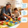 3D Magic Gravity-Defying Building Toy Train Track Set  Motorized Car Blocks Track Electric Train for Boys Girls Early Learning view 3