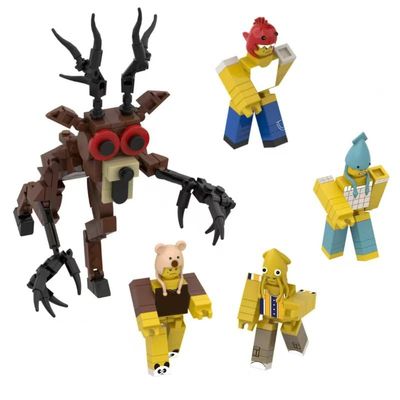 99 N-ights Forest DIY Building Set, 268-Piece Construction Toy with Creature Figures, Creative Desk Display for Adults