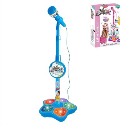 Kids Microphone with Stand, Microphone for Kids, Kid Karaoke Machine for Girls, Toddler Microphones, Kid Microphones for Singing, Musical Toy for Fun Sound Effects, for Children