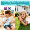 Video Walkie Talkie Toys for Age 3-12 Boys Girls, 2 Pack Rechargeable Walkie Talkies with Screen,Long Range 2 Way Radio with 4 Voice Effects, (Pink-Pink) view 3