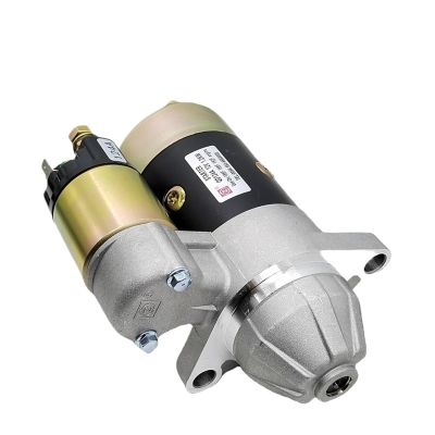 AEYRNPQ 1pcs Engine Motor Starter QD124A 12V 1.2KW Diesel Generator Starter Motor Genset Parts