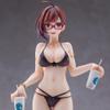 Anime Illustration Figure Myopia Sister Figure Original Character Statue Swimsuit Version Kinshi no Ane Figurine Collectibles 20cm/7.87 Inches view 2