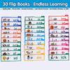 30read and Rhyme flip Book  Word Family Build Book, Phonics Flip Books, Sight Words Flash Cards, Kindergarten Reading Books,Word Games for Preschool Learning Activities (Read and Rhyme) view 2