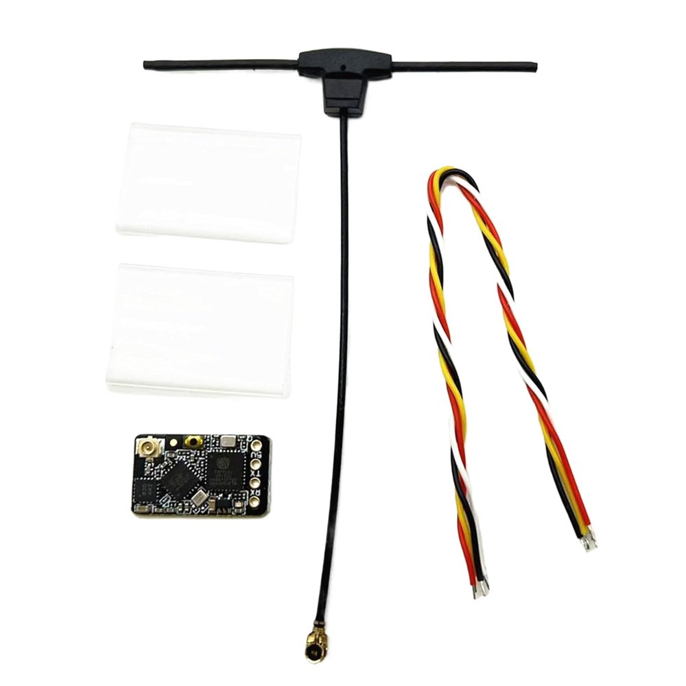 ExpressLRS RC Receiver, 915MHz Long Range T Antenna Module, High Speed 2.4GHz Signal Receiver, FPV Drone Upgrade Kit, WiFi Sturdy Racing Quadcopter Multirotor Accessory
