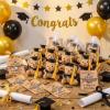 25 Sets Mini Middle School Graduation Bear 8th Grade Graduation Gifts Bulk Include Mini Stuffed Bear Bracelet Organza Bag Hello High School Card for 8th Students Class of 2026 Party Favors(Black) view 2
