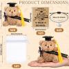 25 Sets Mini Middle School Graduation Bear 8th Grade Graduation Gifts Bulk Include Mini Stuffed Bear Bracelet Organza Bag Hello High School Card for 8th Students Class of 2026 Party Favors(Black) view 3