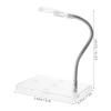 Abaodam Flexible Doll Model Display Stand for Action Figures Transparent Plastic Support Base Compatible with Gundam RG HG Series Models Under Waist Stable Holder for Dynamic Poses and view 2