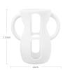 2 Pack Silicone Sleeves with Handle for Avent Natural Glass Baby Bottles, Anti Breakage Baby Bottle Holder, Compatible Philips Avent Glass Natural Baby Bottle 4 oz 8oz view 3