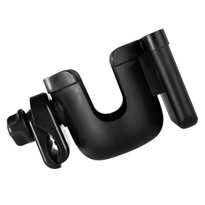 Abaodam Stroller Cup Holder with Phone Stand Bottle Rack for Secure and Smooth Design Lightweight and Easy to Install Practical Storage for Travel