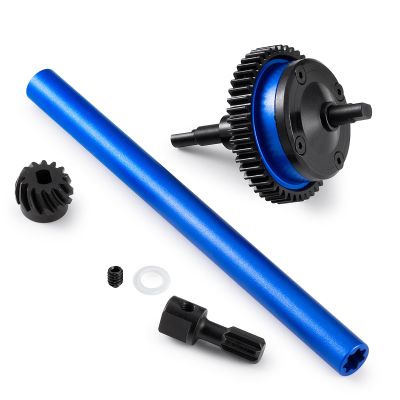 BRKRC Steel Aluminum 7075 Alloy Front & Centre & Rear Complete Differential for Tra-xxas 1:16 Mini Maxx 4WD Mini XRT VXL-3S Monster Truck Upgrades (Centre Complete Differential)