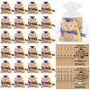 25 Sets Mini Middle School Graduation Bear 8th Grade Graduation Gifts Bulk Include Mini Stuffed Bear Bracelet Organza Bag Hello High School Card for 8th Students Class of 2026 Party Favors(Blue) view 1