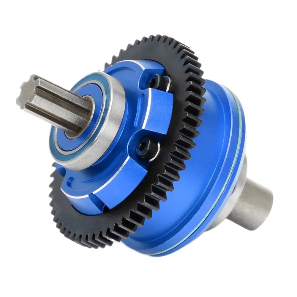 57T 0.8Mod Center Diff Gear Assembly ARA311165 RC Car Parts for AR-RMA 3S 4S 1/8 for Mo-jave for Ty-phon 1/10(Blue)