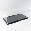 2 cm Thick Base, Big Acrylic Display Cases for Models Collectibles, Countertop Transparent Plastic Display Box, Self Assemble Dustproof Showcase(Black Base,60x40x40cm) view 1