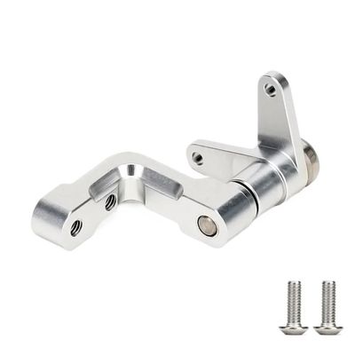 Alloy Throttle Bellcrank Linkage Servo Saver 85058 85051 RC Car for HPI 1/8 for Sav-Age 5SC(Silver)