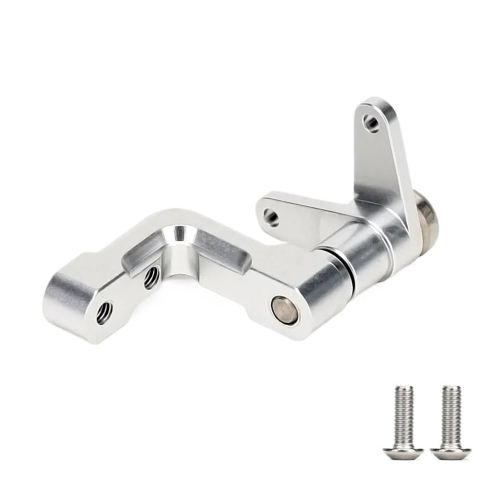 Alloy Throttle Bellcrank Linkage Servo Saver 85058 85051 RC Car for HPI 1/8 for Sav-Age 5SC(Silver)